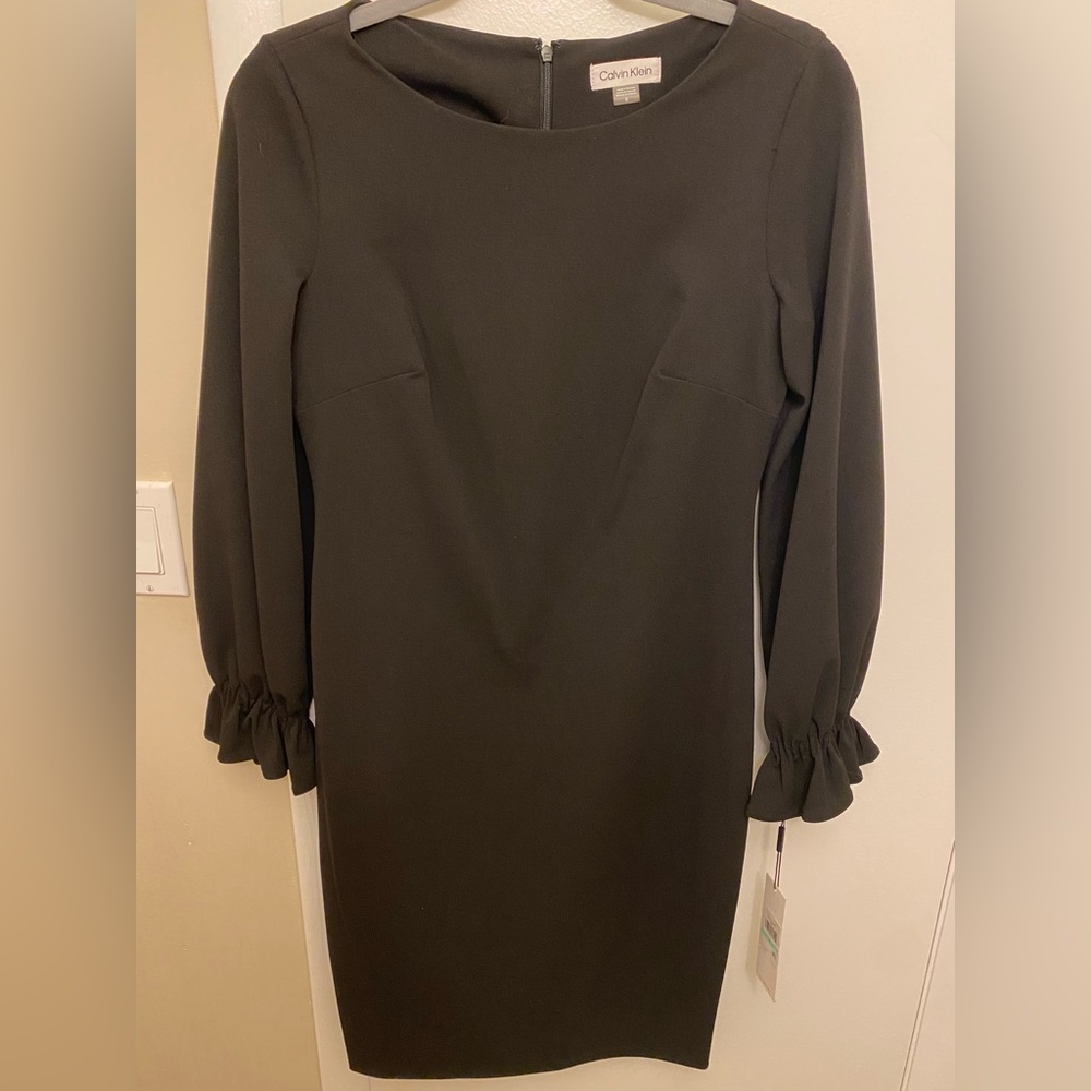 Calvin Klein classic black dress NWT 8